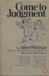 Image of Come To Judgment (Trawas)
