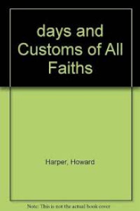 Image of Days And Customs Of All Faiths (Trawas)