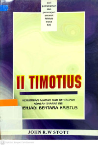 Image of Dua Timotius: peliharalah harta yang indah itu (Trawas)