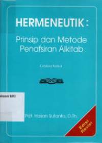 Image of Hermeneutik: Prinsip Dan Metode Penafsiran Alkitab (Trawas)