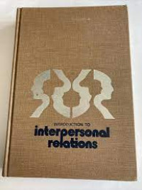 Image of Introduction To Interpersonal Relations (Trawas)