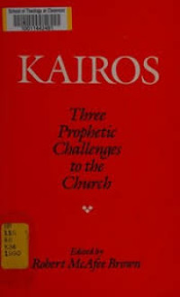 Image of Kairos ; Theree  Prophetic Challenges To The Church  (Trawas)