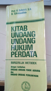 Image of Kitab Undang Undang Hukum Perdata (Trawas)