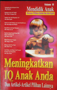 Image of Meningkatkan IQ Anak Anda (Trawas)