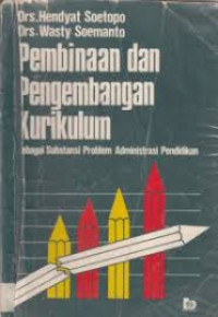 Image of Pembinaan dan Pengembangan Kurikulum:  untuk kelas I SPG (Trawas)