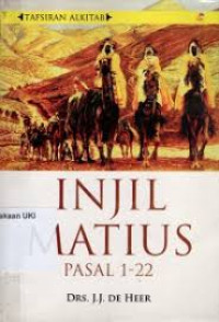 Image of Tafsiran Alkitab Injil Matius Fasal 13 S/d22 (Trawas)