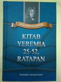 Image of Tafsiran Matthew Henry; Kitab Yeremia 25-52, Ratapan (Trawas)