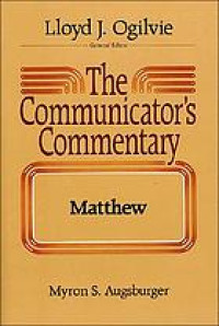 Image of The Communicator's Commentary Volume 1 ; Matthew  (Trawas)