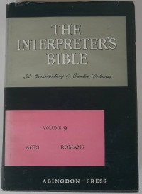 Image of The Interpreters Bible : Acts,romans (Trawas)