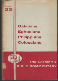 Image of The Laymans Bible Commentary : galatians, ephesians, philippians, colossians (Trawas)