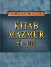 Image of Ttafsiran matthew henry: Kitab Mazmur 51-100 (Trawas)