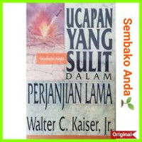 Image of Ucapan Yang Sulit Dalam Perjanjian Lama (Trawas)