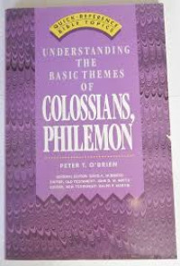 Image of Understanding The Basic Themes Of Colossians, Philemon (Trawas)
