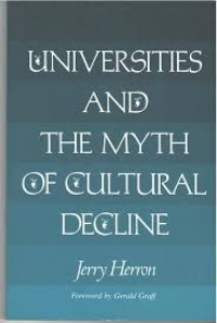 Image of Universities And The Myth Of Cultural Decline (Trawas)