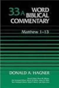 Image of Word Biblical Commentary Volume 33A ; Matthew 1-3 (Trawas)